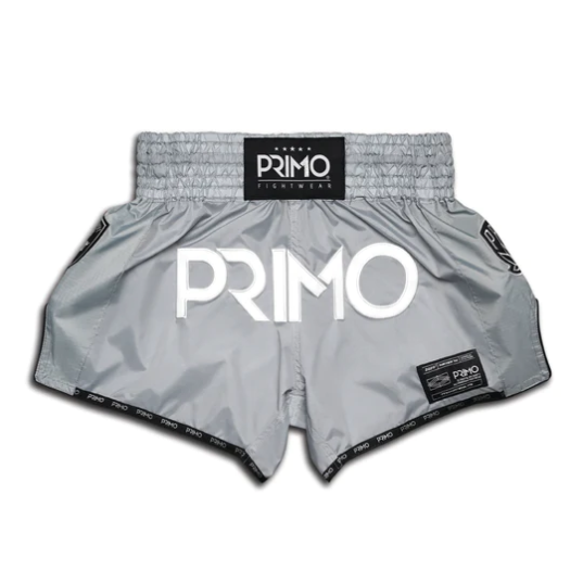 Primo Muay Thai Shorts - Super Nylon - Black Panther II - Schwarz duplicated
