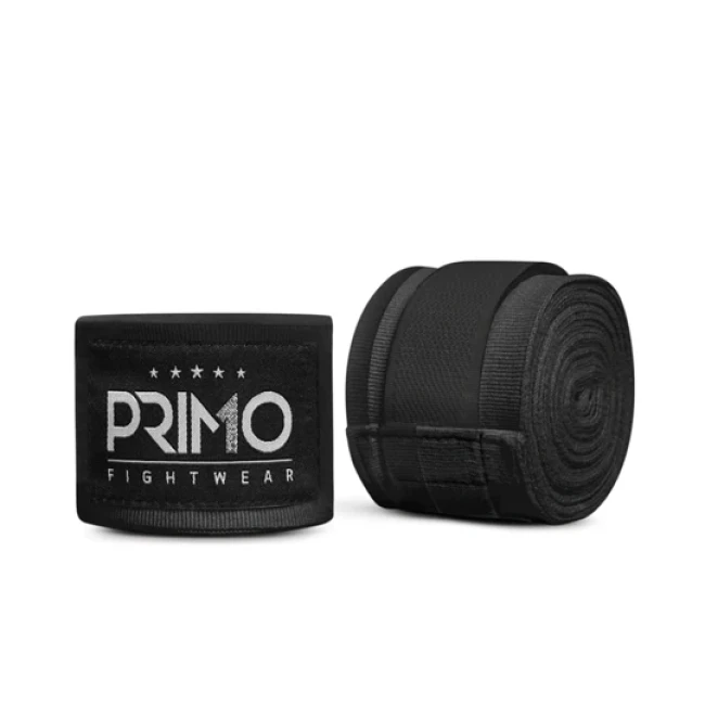 Primo Standaard Bandages Charcoal Black - 4 m - Black