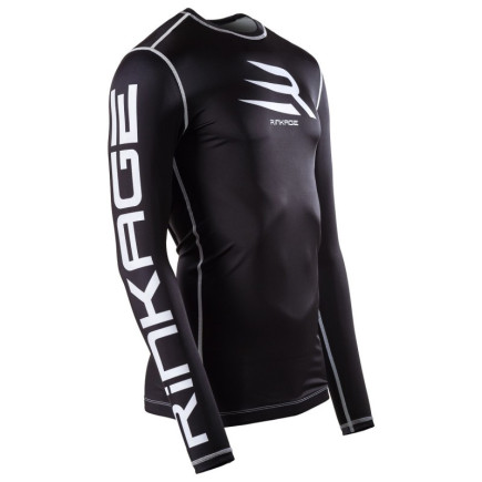 Rinkage Basis Long Sleeve Rashguard - Black