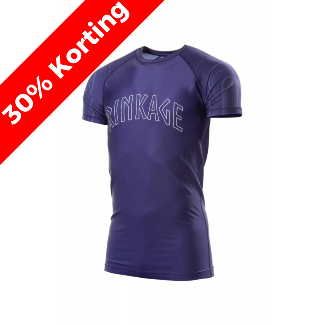 Rinkage Olympia Rashguard With short sleeves - Blue