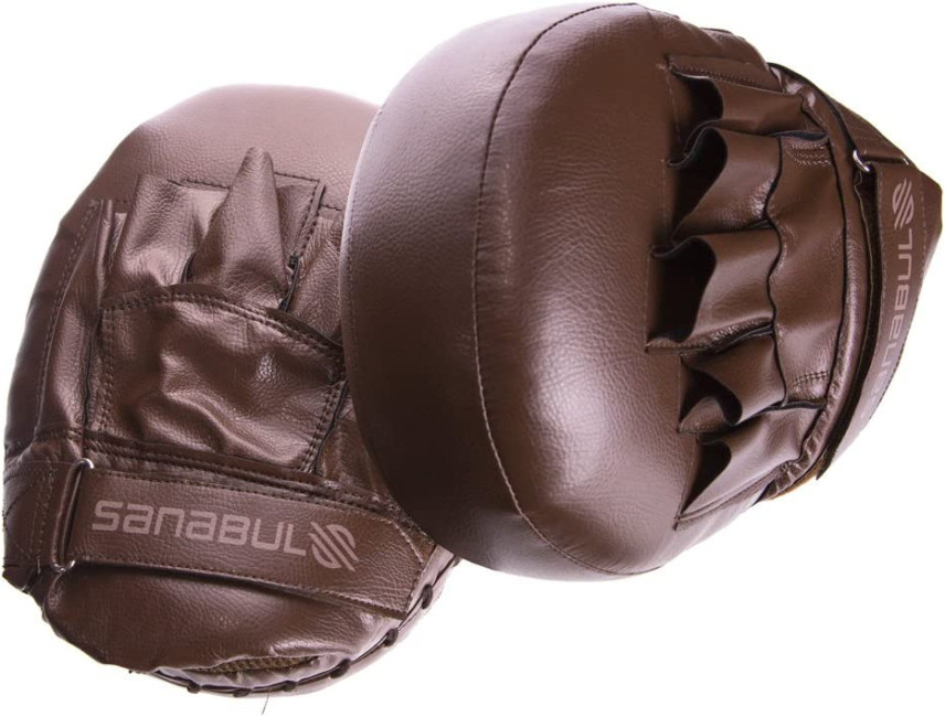 Sanabul Battle Forged Air Punch Mitts - pair - Brown