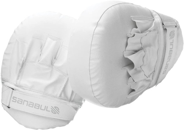 Sanabul Battle Forged Air Punch Mitts - pair - White