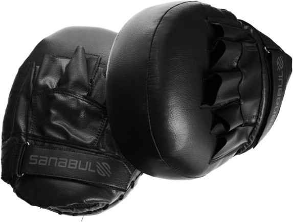 Sanabul Battle Forged Air Punch Mitts - pair - Black