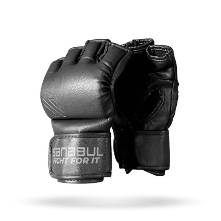 Sanabul Battle Forged MMA 4 oz Gloves - Black