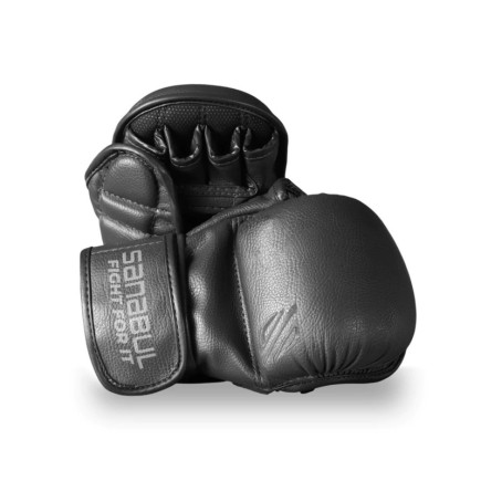 Sanabul Battle Forged MMA 7 oz Gloves - Black