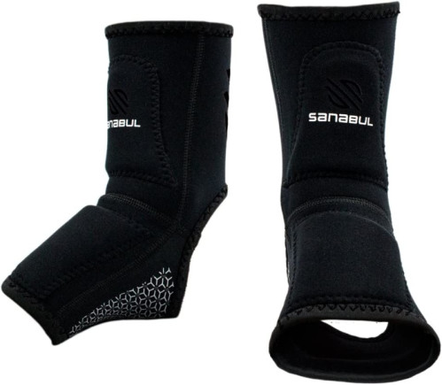 Sanabul Essential Gel Ankle Wraps - pair - Black