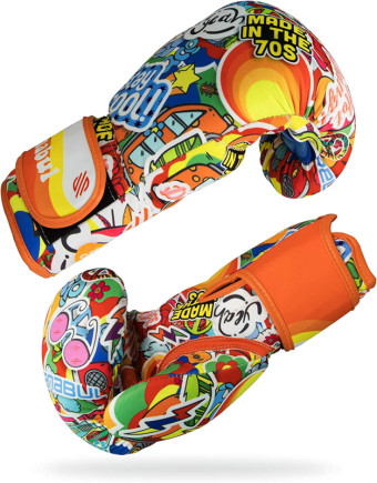 Sanabul Sticker Bomb Boxing Gloves for Kids - 70s