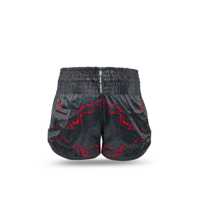 Twins Special x Booster TBT07 Muay Thai Shorts - Black/Red