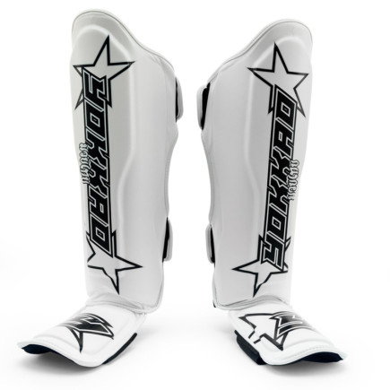 Yokkao Institution Shinguards - Microfiber - White