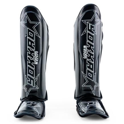 Yokkao Institution Shinguards - Microfiber - Black