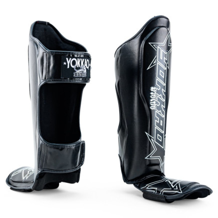 Yokkao Institution Shinguards - Microfiber - Black