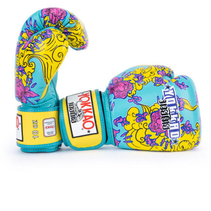 Yokkao - Limited Edition - Hawaii Boxing Gloves - Genuine Leather - Island