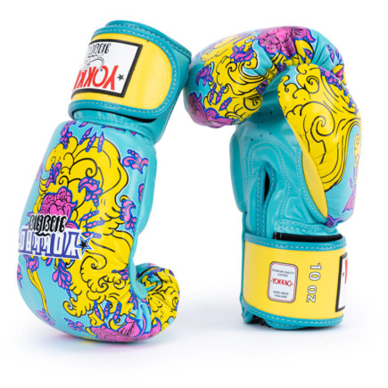 Yokkao - Limited Edition - Hawaii Boxing Gloves - Genuine Leather - Island