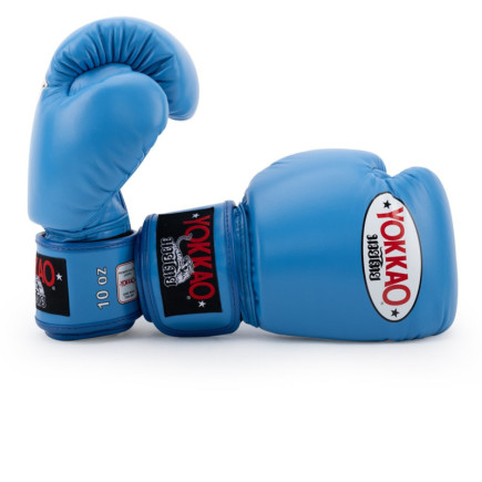 Yokkao Matrix Boxing Gloves - Leather - Blue Nobility