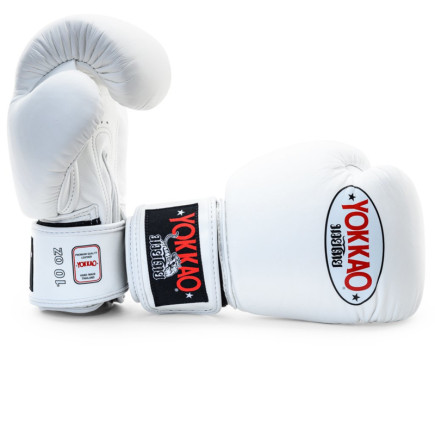 Yokkao Matrix Boxing Gloves - Leather - White