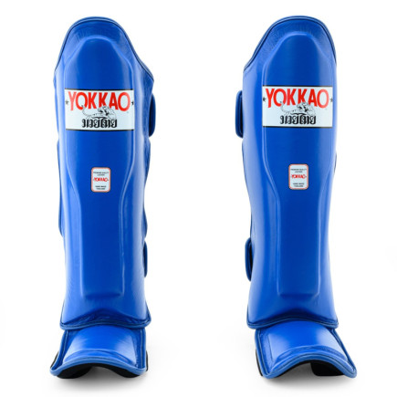 Yokkao Matrix Shinguards - Leather - Blue