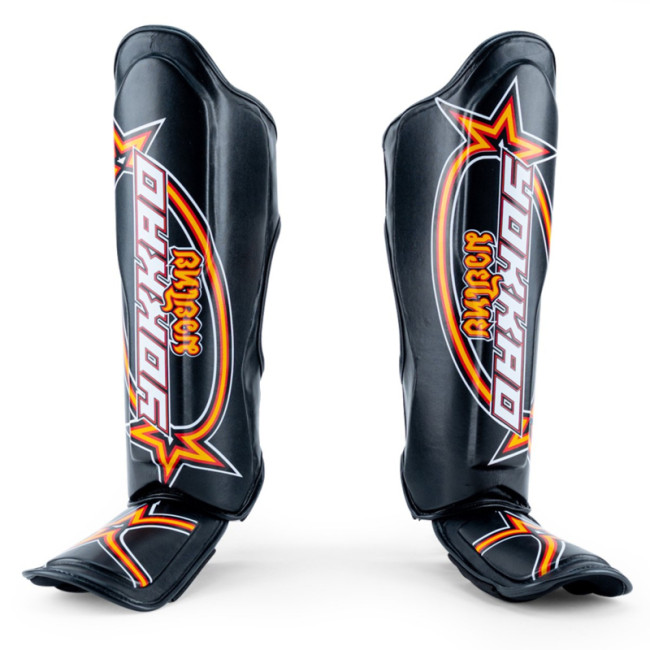 Yokkao Vertical Shinguards - Microfiber - Black